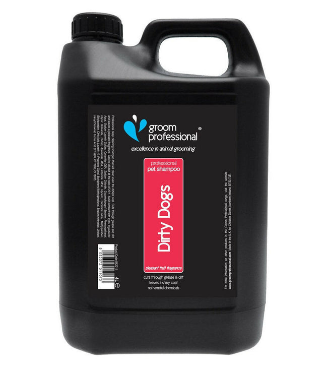 Groom Professional Dirty Dogs - deep cleaning shampoo for dogs with heavily soiled fur, concentrate 1:20.