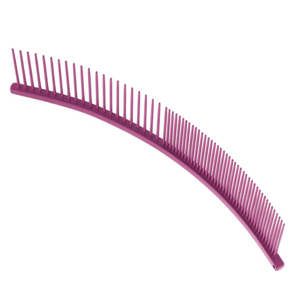 Show Tech Curved Comb - curved comb, perfect for finishing the coat, mixed pin spacing (50:50).