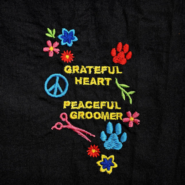 Tikima Lioni Shirt Black - long grooming dress.