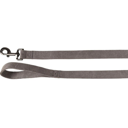 Flamingo Leash Oxana Grey - nylon dog leash with a carabiner, 130cm.
