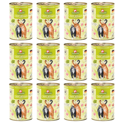 GranataPet DeliCatessen Pheasant & Coney - grain-free wet food for cats, pheasant with rabbit