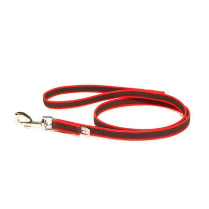 Julius K9 Color & Gray Supergrip Leash With Handle Red - training leash with handle, red, non-slip.
