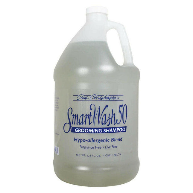 Chris Christensen Smart Wash 50 Hypoallergenic Blend Shampoo - Hypoallergenic Shampoo for Dogs and Cats, Concentrate 1:50.