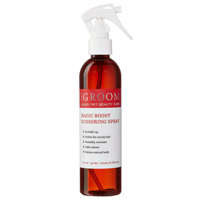 IGroom Magic Boost Scissoring Spray - nourishing spray that facilitates styling and speeds up drying, adds volume.