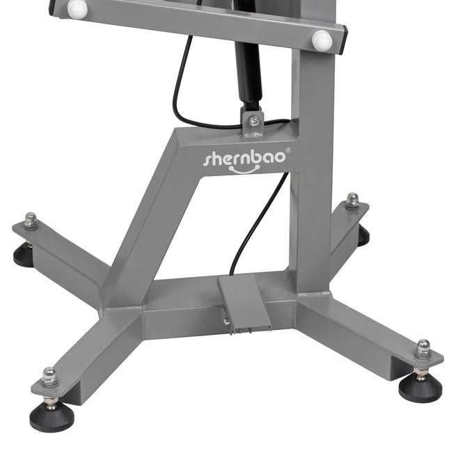 Shernbao Air Lift Grooming Table - grooming table with a rotating top and pneumatic lift, pink.