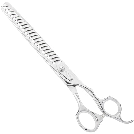Geib Yoshi Chunker - professional single-sided thinning shears made of Japanese steel, 21 teeth.