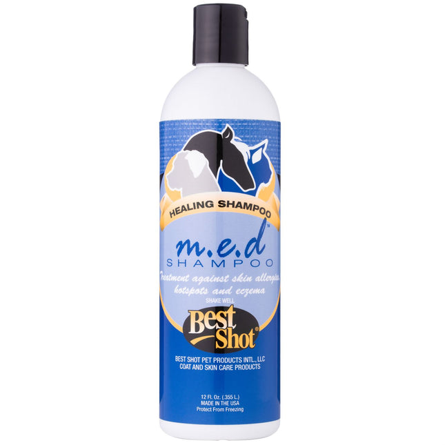 Best Shot M.E.D. Shampoo - herbal therapeutic shampoo for problem skin, for dogs, cats, horses, concentrate 1:10