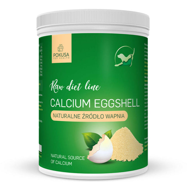 Pokusa RawDietLine Calcium Eggshell - a preparation made from chicken eggshells, strengthening bones and teeth..