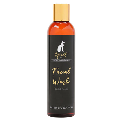 Chris Christensen Top Cat Facial Wash - hypoallergenic cat face cleaning shampoo, does not cause tearing.