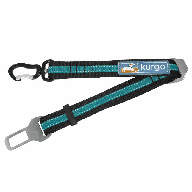 Kurgo Direct to Seatbelt Swivel Tether - adjustable car seat belt for dogs, swivel carabiner.