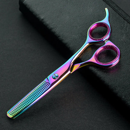 Excalibur Shears Colorful Delta - professional thinning shears made of Japanese steel, 30 teeth.
