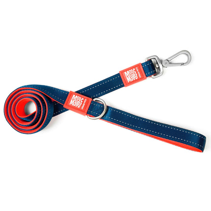 Max&Molly Short Leash Matrix - classic dog leash with reflective stitching, 120cm.