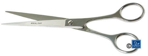 Chadog IdealCut - nickel-plated straight scissors - 18cm.