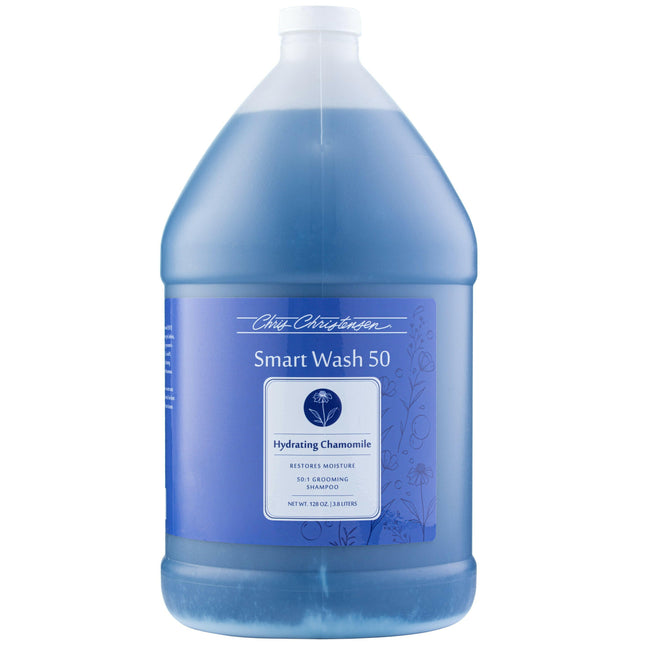 Chris Christensen Smart Wash 50 Hydrating Shampoo - cleansing and moisturizing shampoo for dogs and cats, with murumuru butter, concentrate 1:50.