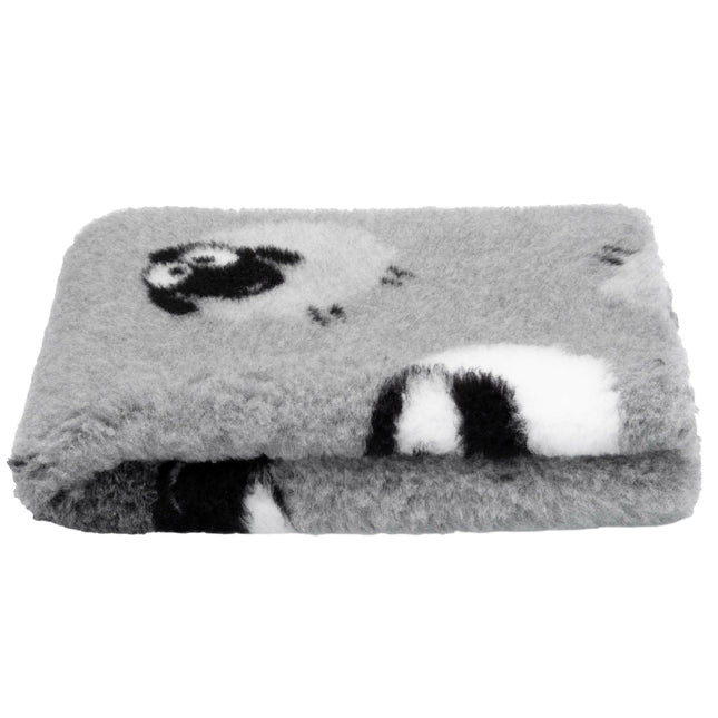 Blovi DryBed VetBed A+ - non-slip pet bed, gray with sheep design.