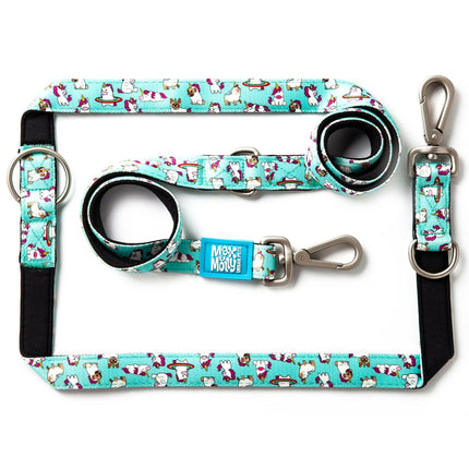 Max&Molly Multi-Leash Unicorn - Adjustable Leash for Dogs, Interesting Pattern, 200cm.