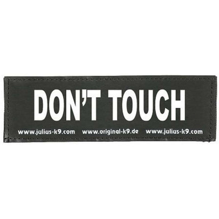 Julius K9 Don't Touch Patch 2pcs - patches for Julius harnesses, with Velcro.