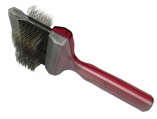 ActiVet Duo Plus UnderCoater 2-in-1 - two brushes in one, dual-sided and flexible brush for removing tangles and undercoat, for long-haired and thick-coated breeds..
