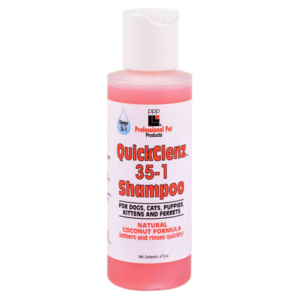 PPP QuickClenz Shampoo - economical, universal shampoo for quick bathing of dogs and cats, concentrate 1:35.