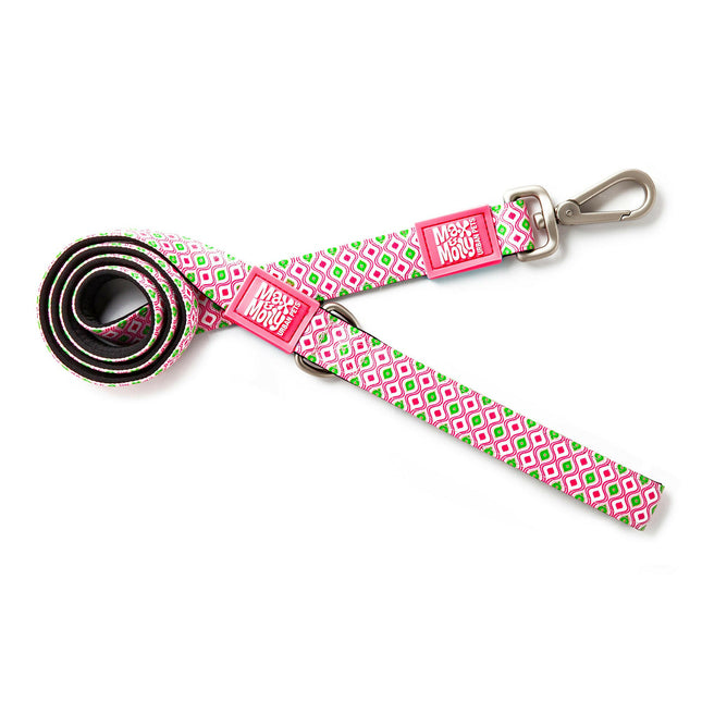 Max&Molly Short Leash Retro - colorful urban leash for dogs, retro pattern, 120cm.
