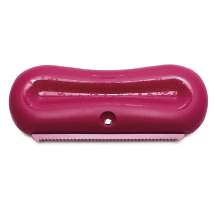 Groomi Deshedding Pink Brush - grooming brush, undercoat remover, pink.