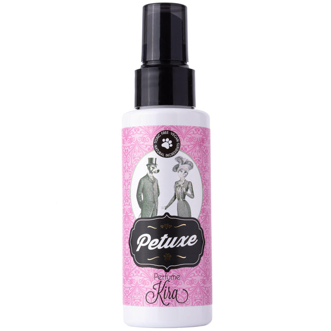Petuxe Perfume Kira - vegan perfume for dogs and cats, with a sweet and appetizing scent.
