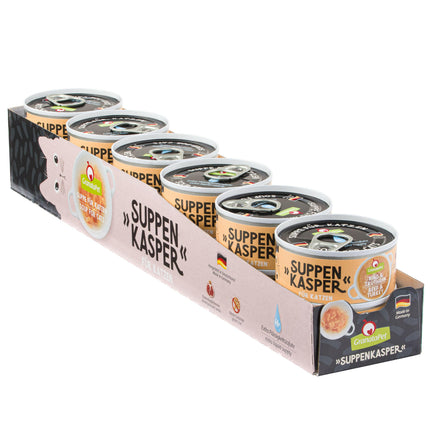 GranataPet Suppenkasper Beef & Turkey - soup for cats, beef and turkey - 12x.