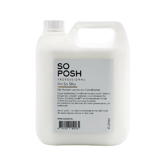 So Posh I'm So Silky Leave-On Conditioner - moisturizing leave-in conditioner that makes detangling fur easier, concentrate 1:16.