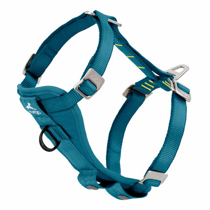 Kurgo Enhanced Strength Tru-Fit Smart Harness Ink - Dog Car Harness, Marine.