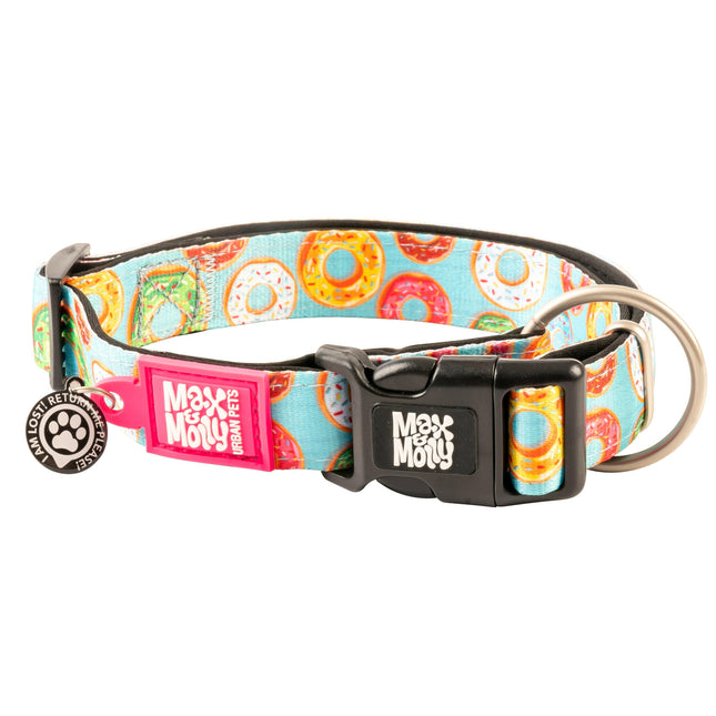 Max & Molly GOTCHA! Smart ID Donuts Collar - collar with smart Tag pendant for dogs.