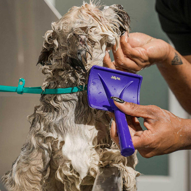 Jelly Pet Soft Slicker Brush Large - Large Poodle Brush.