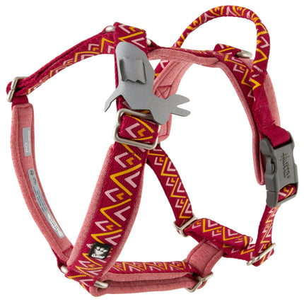 Hurtta Razzle - Dazzle Y - Harness Beetroot - adjustable guard harness for dogs - 35 - 45cm.
