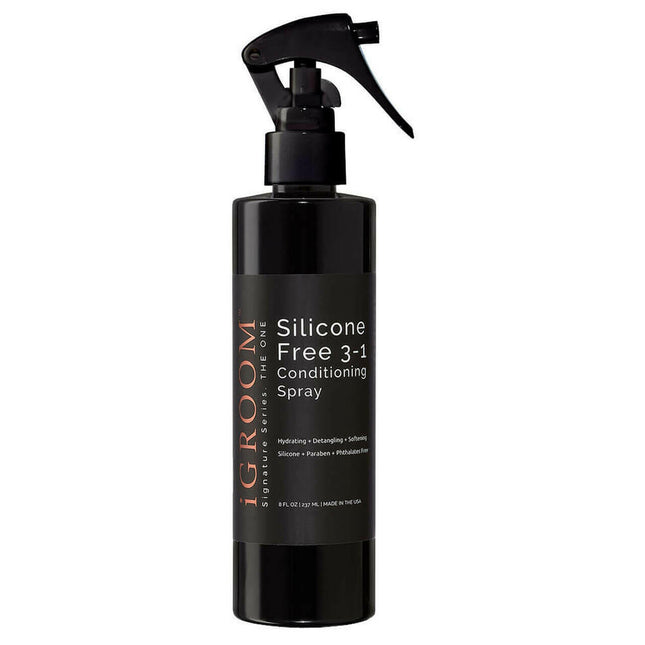 IGroom Silicone Free 3-in-1 Conditioning Spray - silicone-free conditioner for dogs, facilitates detangling and nourishes..