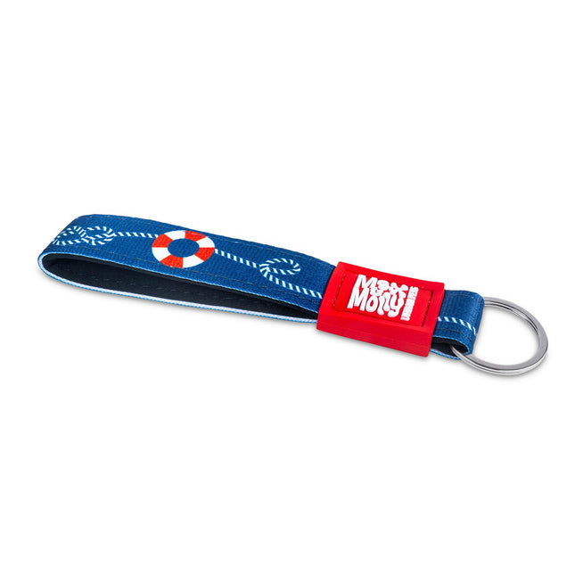 Max&Molly Key Ring Sailor - keychain, pendant, nautical pattern.