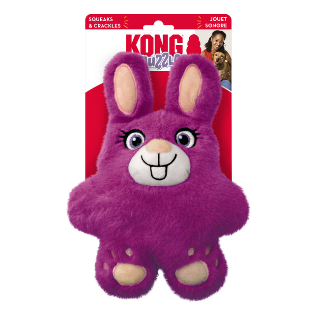 KONG Snuzzles Bunny - plush toy for dogs, rabbit with a large squeaker