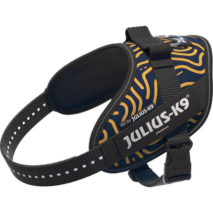 Julius - K9 IDC Powerharness Canyon - dog harness with reflectors, Canyon pattern.