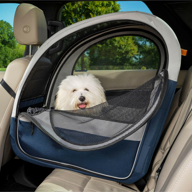 PetSafe Happy Ride Collapsible Travel Carrier - car seat for dogs and cats, up to 27kg, car transporter.