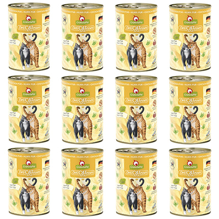 GranataPet DeliCatessen Chicken Pur - grain-free wet food for cats, chicken