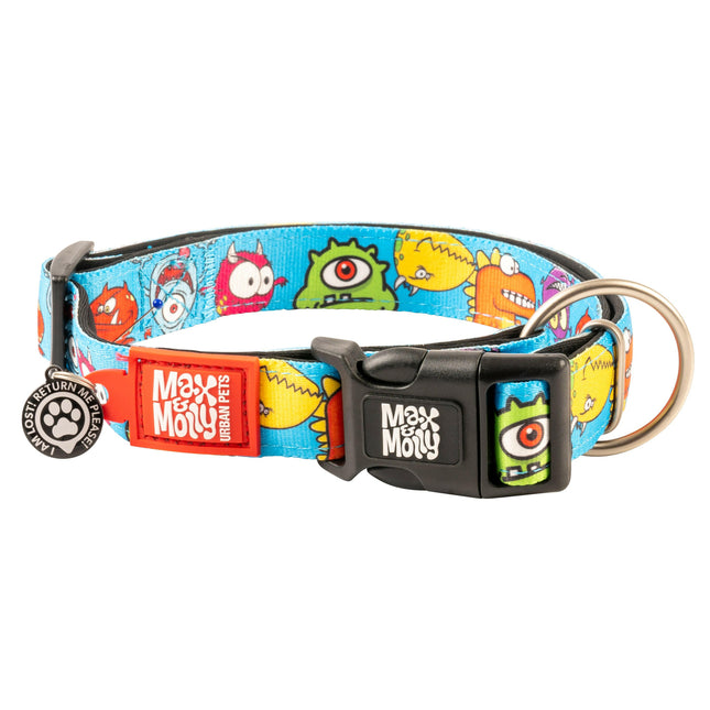 Max & Molly GOTCHA! Smart ID Little Monsters Collar - collar with smart Tag pendant for dogs.