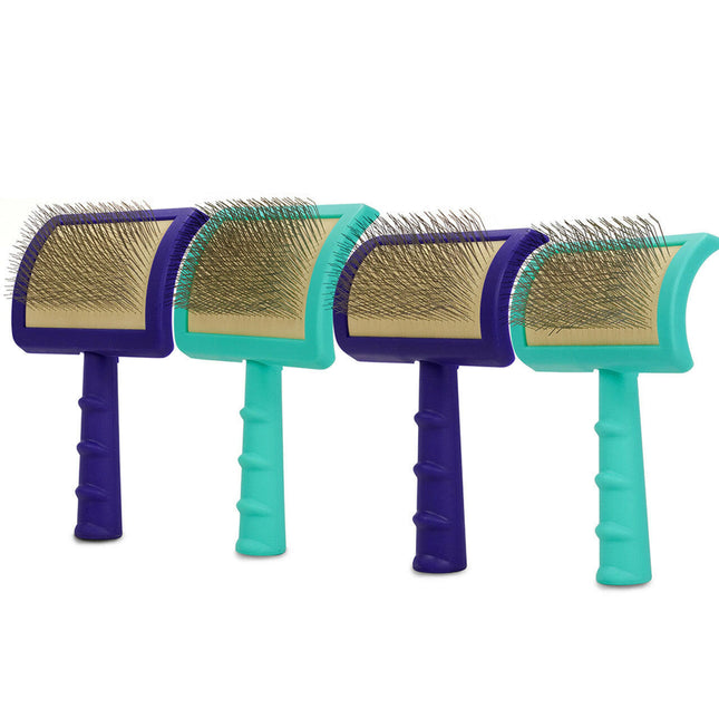 Jelly Pet Firm Slicker Brush Small - small poodle brush.