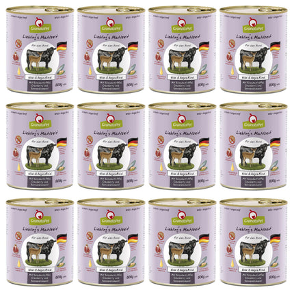 GranataPet Venison & Angus Beef - grain-free wet dog food, venison and beef.