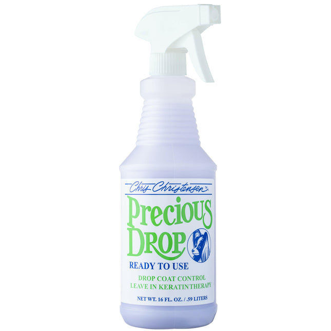 Chris Christensen Precious Drop - moisturizing and smoothing leave-in conditioner spray for fur.