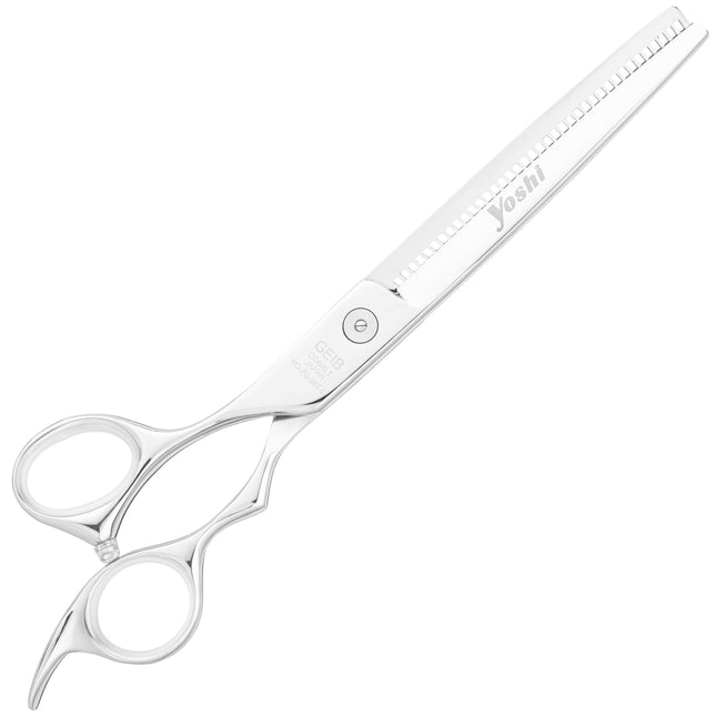 Geib Yoshi Lefty Thinner Scissors - single-sided straight thinning scissors for left-handed users, made of Japanese steel, 38 teeth.