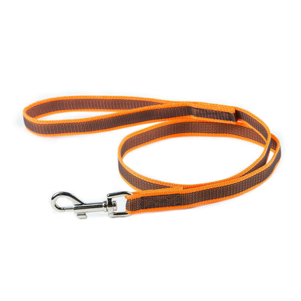 Julius K9 Color & Gray Supergrip Leash With Handle Orange - non-slip dog leash, orange.