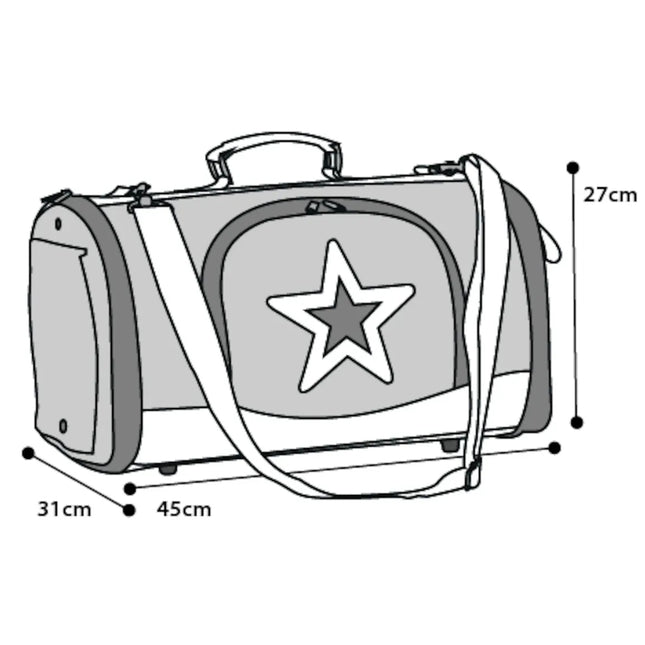 Flamingo Star Carrying Bag - bag, case for dogs, cats, up to 8kg