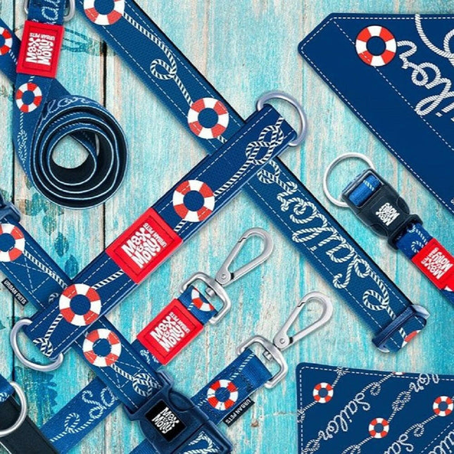 Max&Molly Key Ring Sailor - keychain, pendant, nautical pattern.