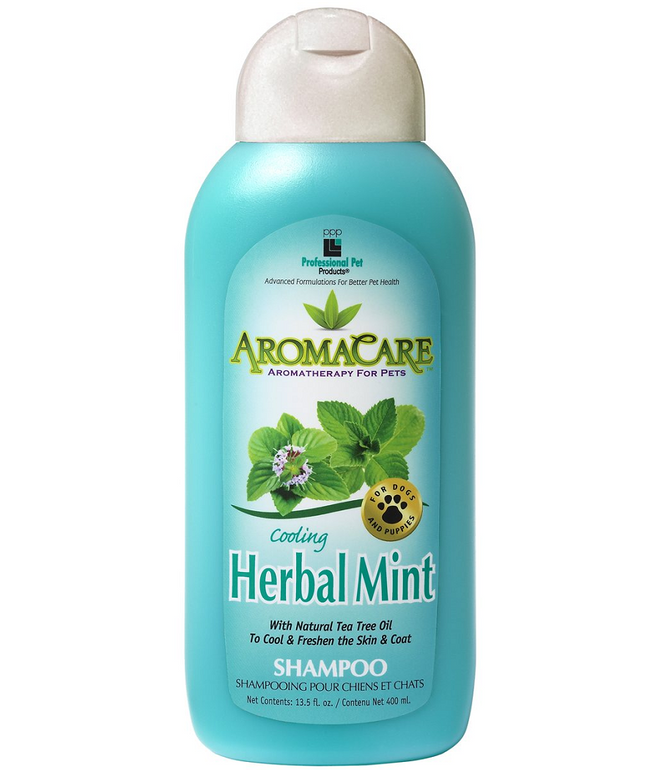 PPP AromaCare Herbal Shampoo - refreshing - cooling shampoo for dogs, concentrate 1:32.