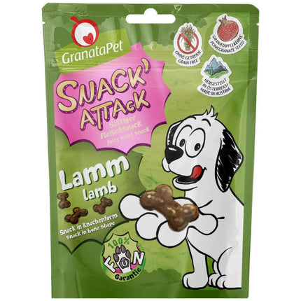 GranataPet Snack Attack Lamb - natural meat snacks for dogs, lamb.