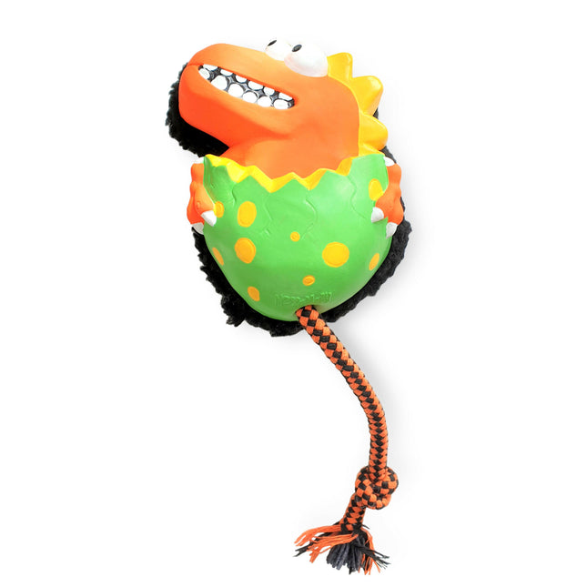 Max&Molly Otto The Dino - dog toy, multifunctional dinosaur with a squeaker.