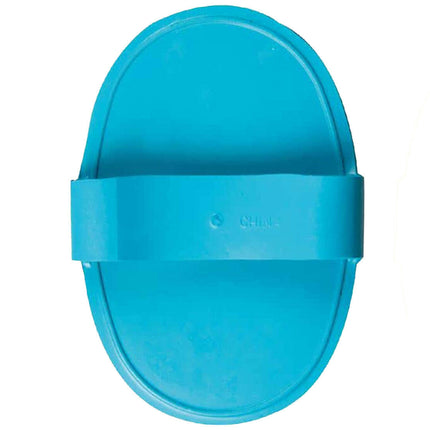 Flamingo Zen Rubber Brush - rubber grooming tool for short-haired dogs - turquoise.